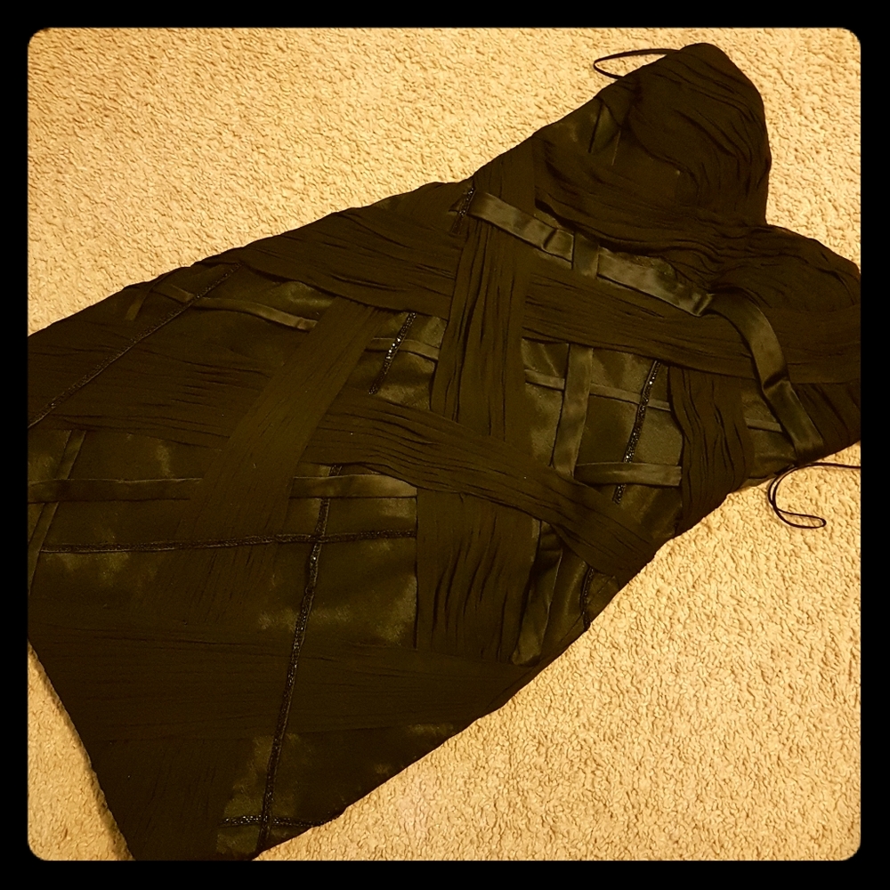 💃 MIGNON designer silk evening dress. stunning